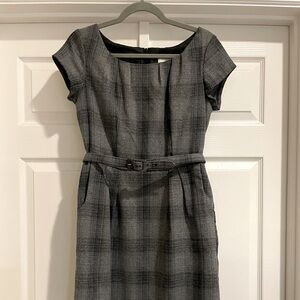 Merona Gray Plaid Dress